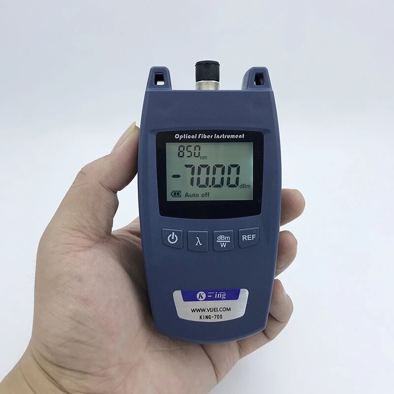 FTTH KING-70S Fiber Optical Power Tester -70dBm~+10dBm Universal enpod