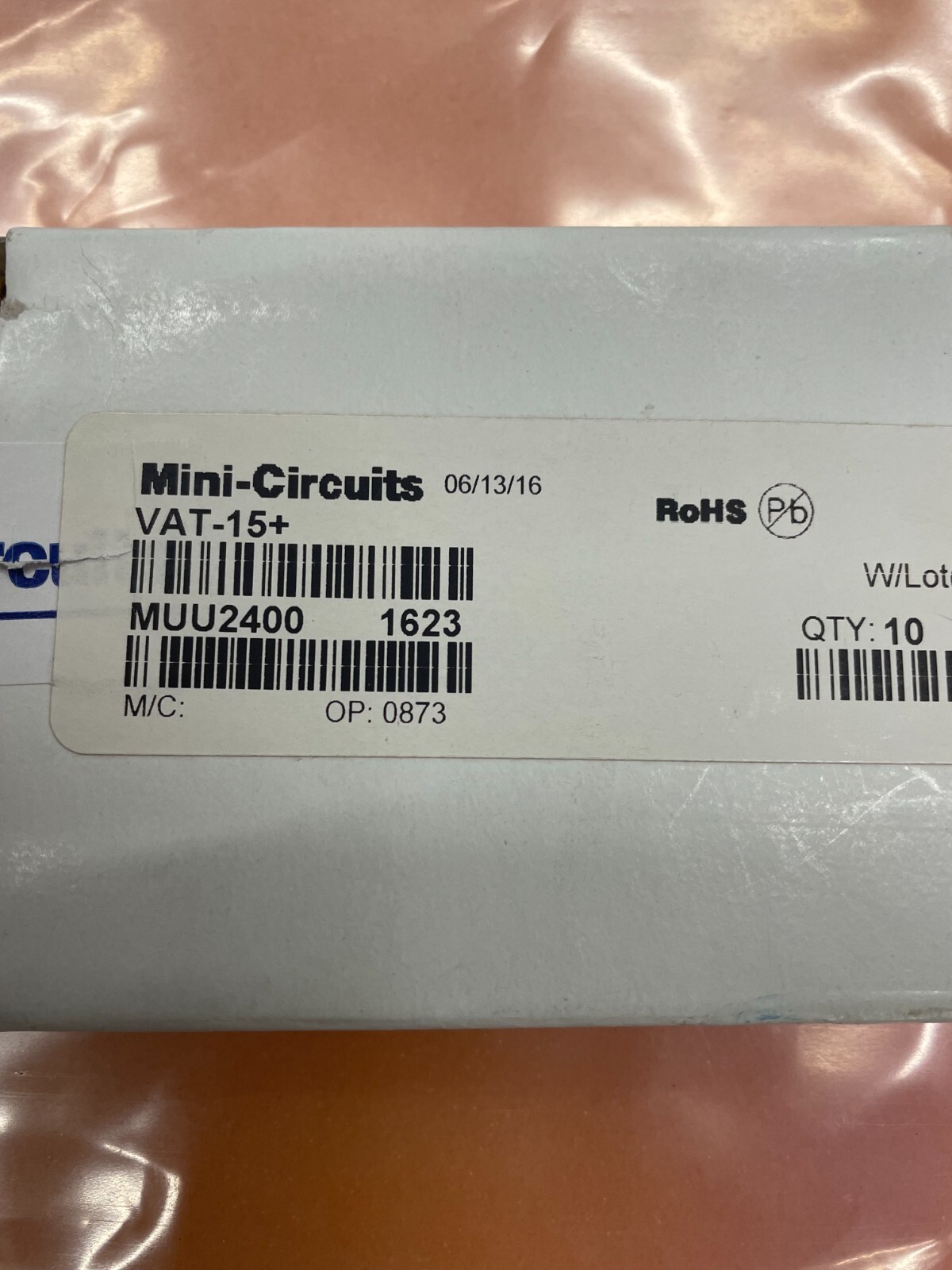 Mini-Circuits VAT-15+ 15dB Attenuator Femal/Male 6GHz 1W New!!!