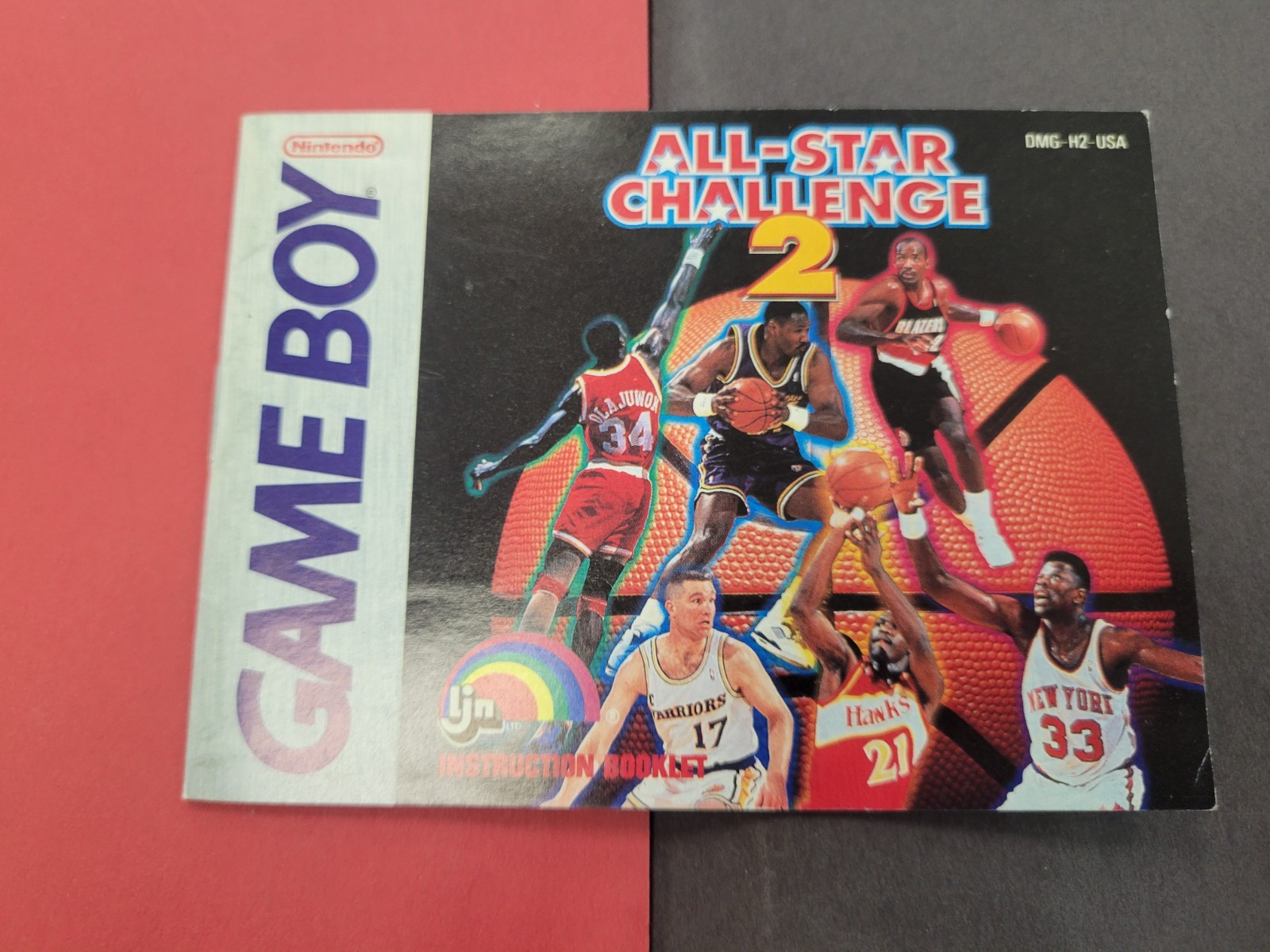 Original Game Boy All Star Challenge 2  Instruction Booklet NO GAME