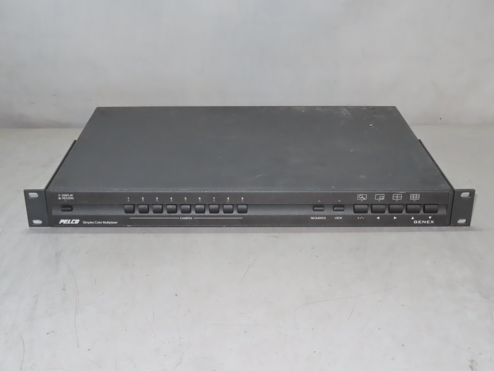 PELCO mx4009CS  Multiplexer Color Simplex 9-Ch NTSC/120VAC