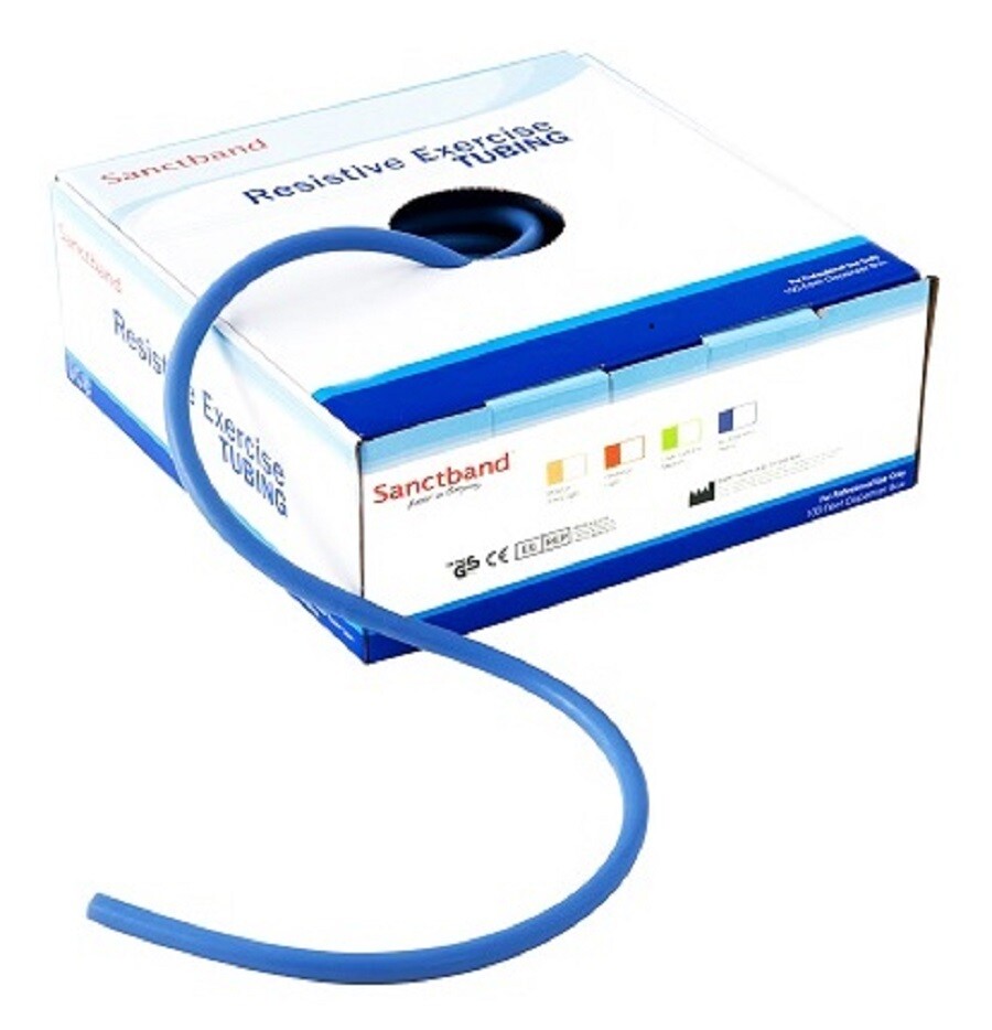 Heavy LEVEL 4 Sanctband 100 FT Tubing Resistive Exercise Physical Therapy Rehab