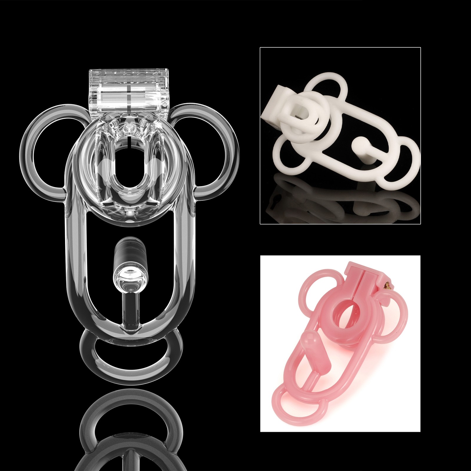 Sissy FTM Fufu Clip Chastity Cage for Female To Male Chastiry Panties Male 3.0 S