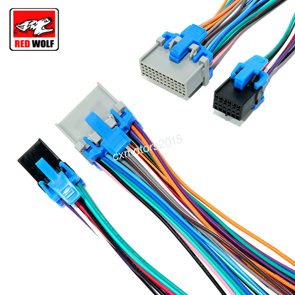 Car Factory Radio Stereo Wiring Harness Adapter For GMC Sierra Yukon 2003-2006