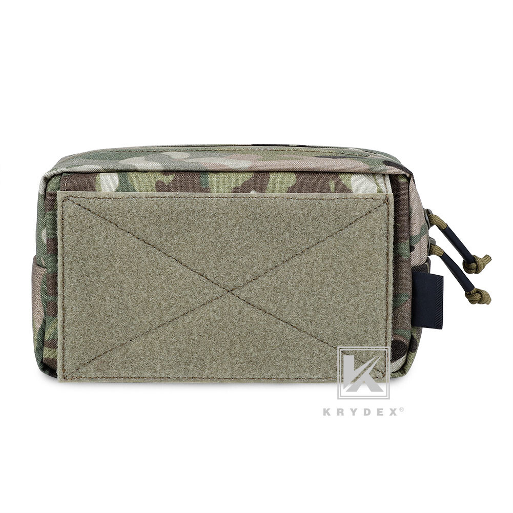 KRYDEX Tactical Drop Dump Pouch SACK Chassis Pack Hook & Loop For Chest Rig Vest