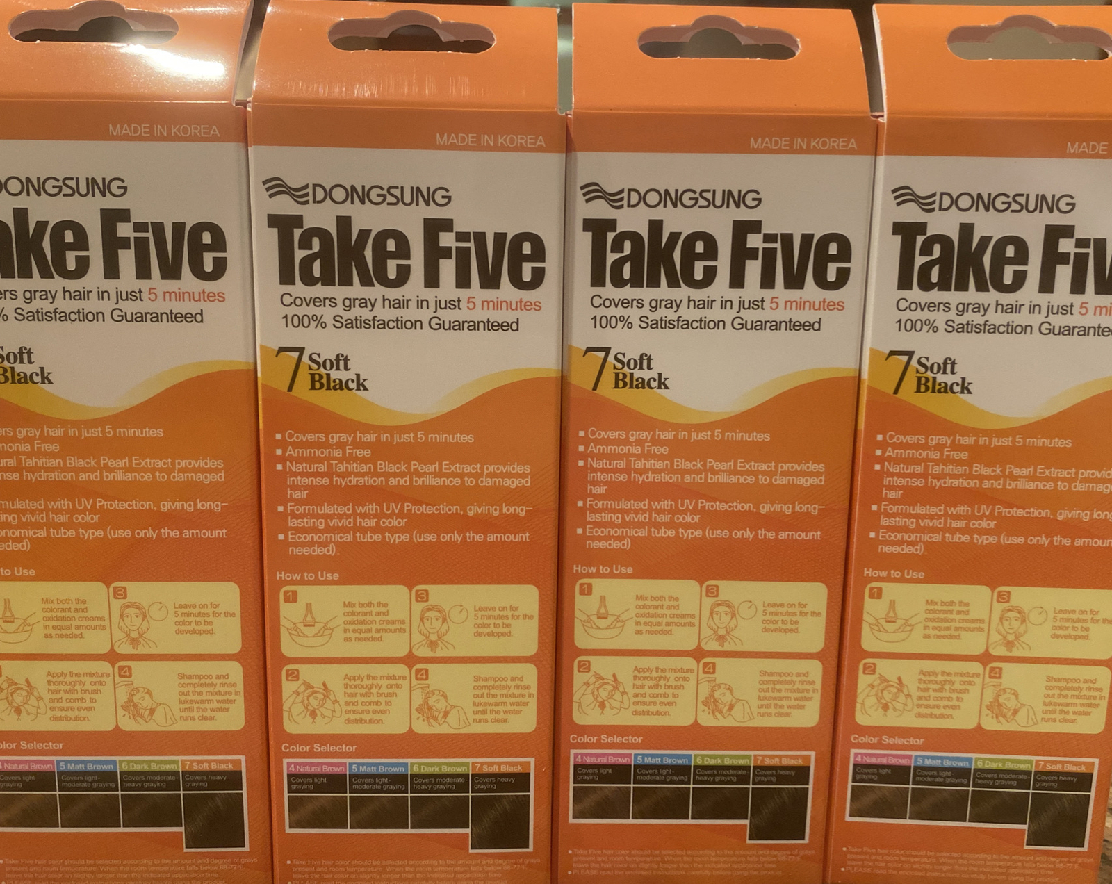 Dongsung Take Five #7 soft black 4 Pack.