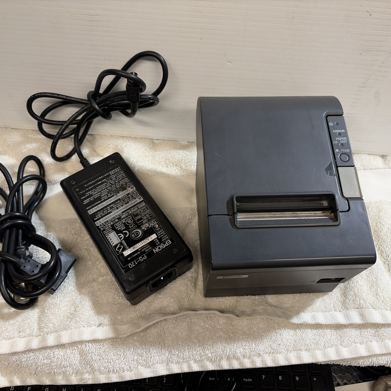 Epson TM-T88IV M129H  Thermal POS Receipt Printer Parallel w POWER SUPPLY TESTED