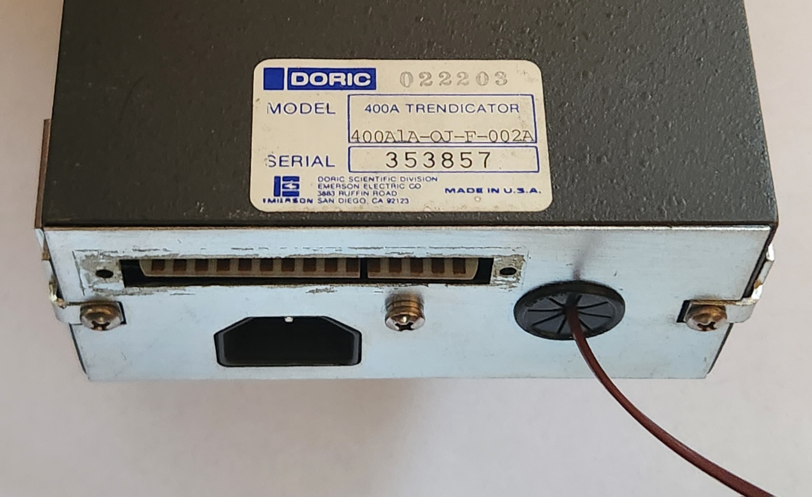 Doric Trendicator 400/A Digital Temperature Indicator [Tested]