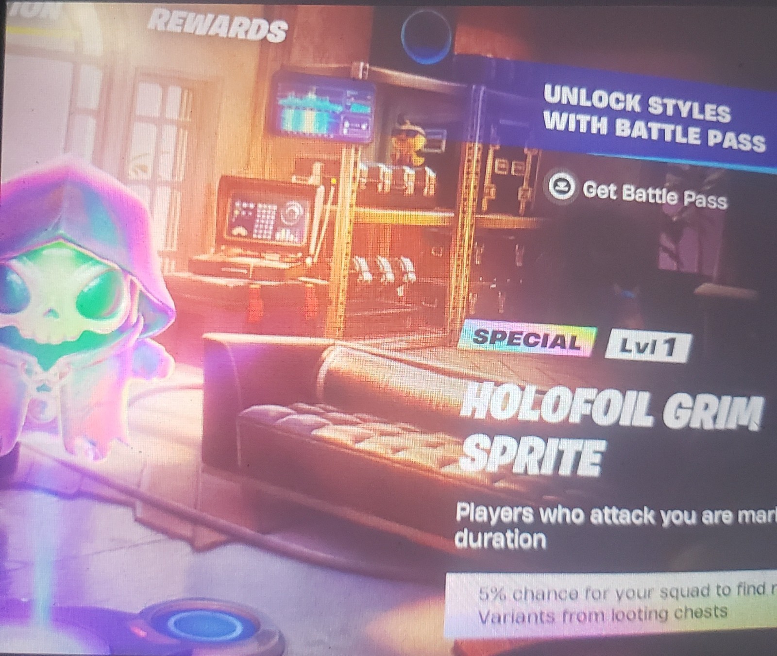 Fortnite Holofoil--Grim Sprite index