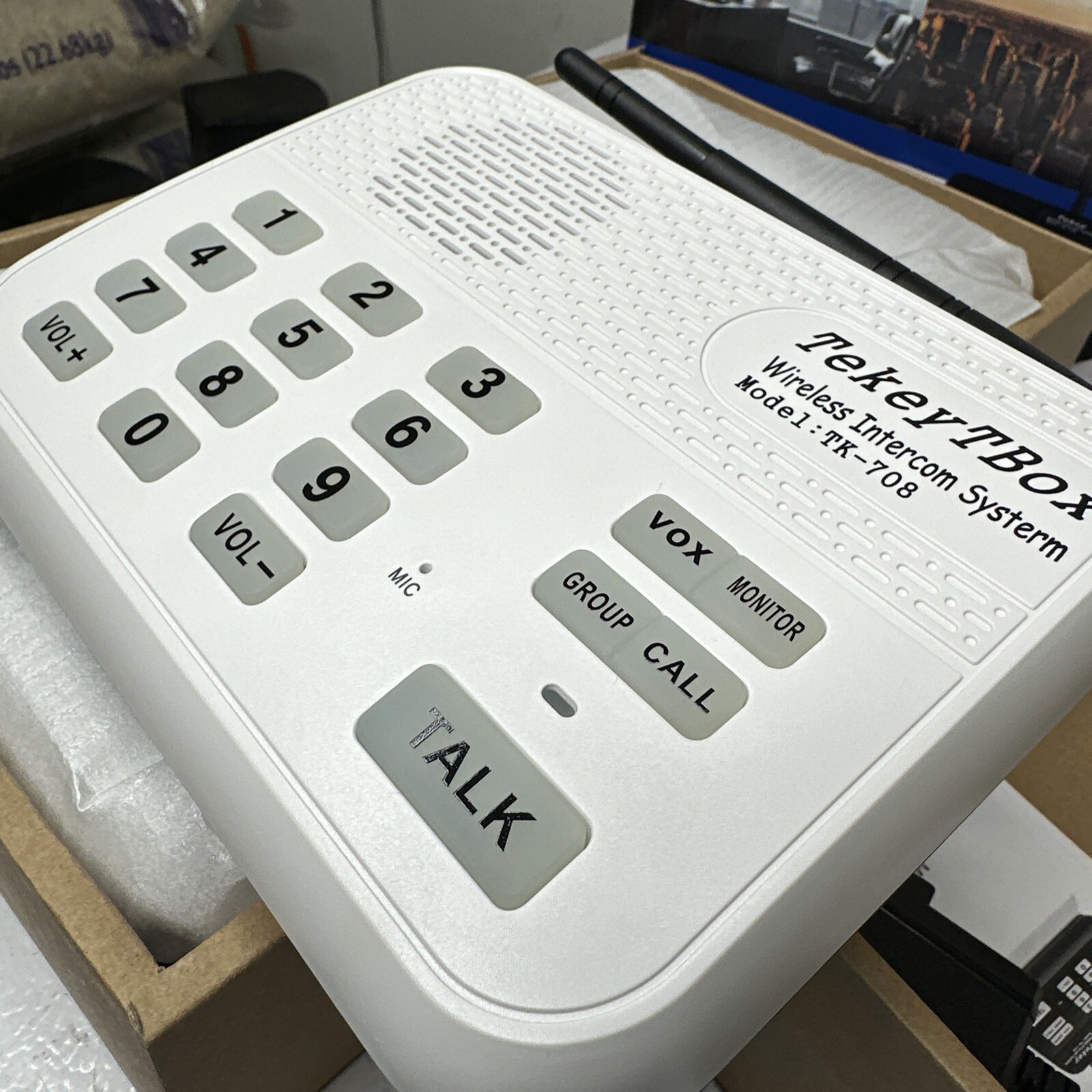 Tekey TBOX TK-708 Multi-Channel Long Range FM Wireless Intercom Systems