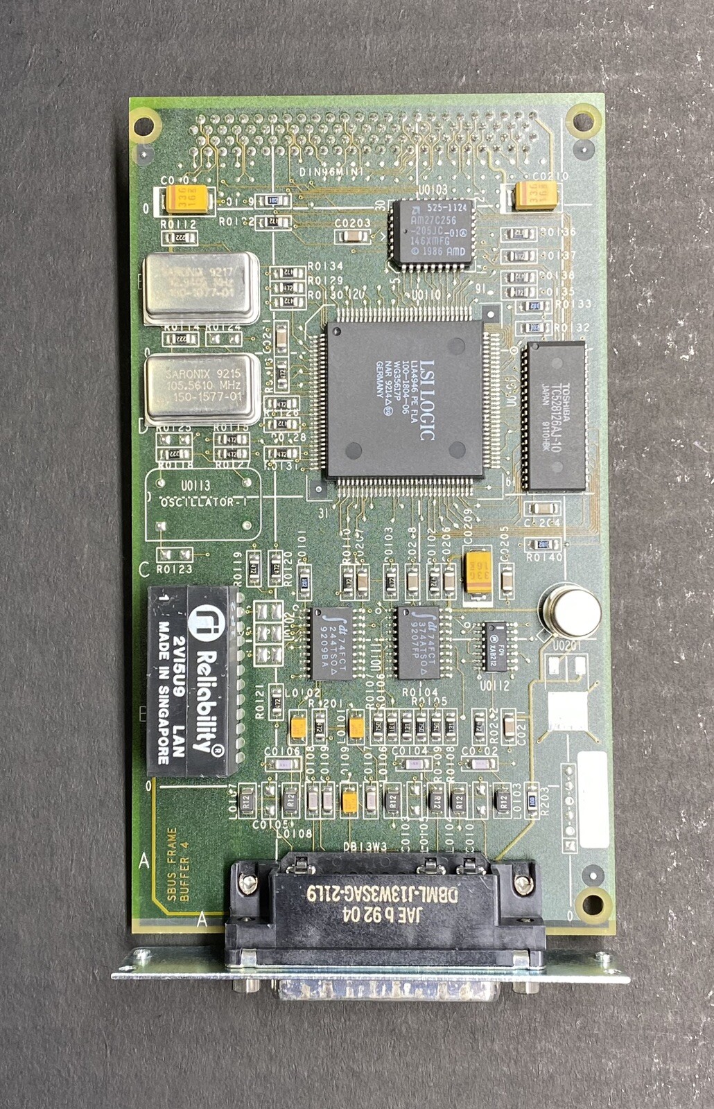 Sun 501-1561 MG2 Analog Frame Buffer / SBUS Graphics Card - Tested