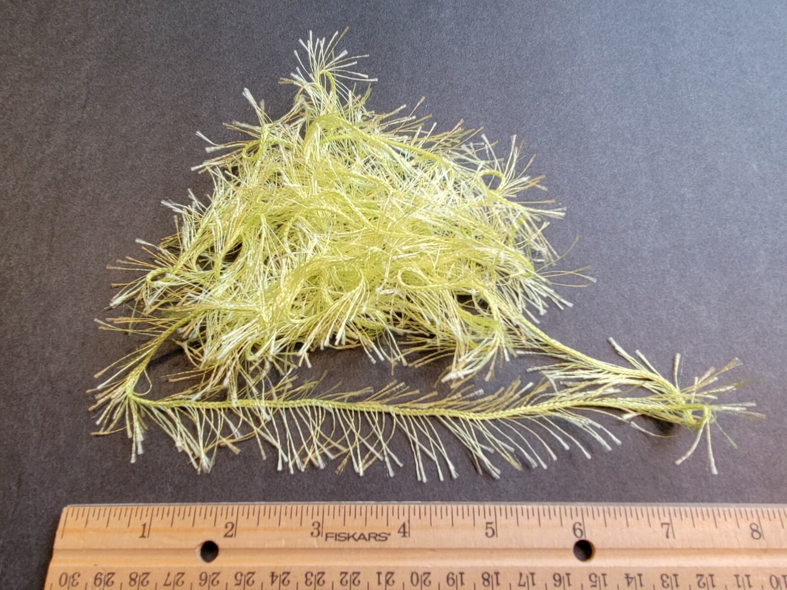 4 Yards LIGHT GREEN Crystal Ice Hackle Feather Replacement Fly Tying
