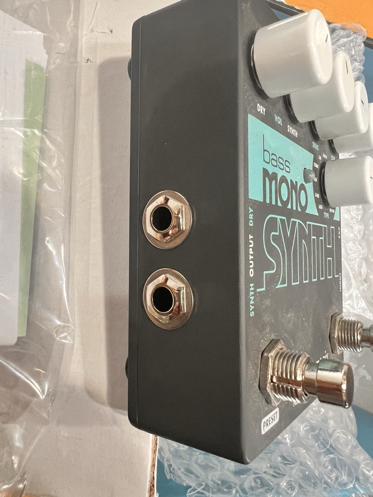EUC Electro-Harmonix EHX Bass Mono Synth Synthesizer Guitar Pedal