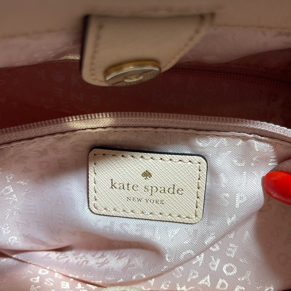 Kate Spade Blush Pink Commuter Handbag; no long strap.