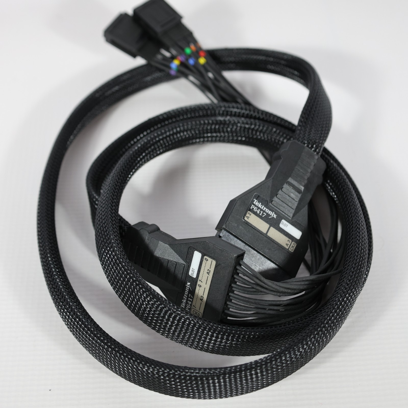 Tektronix P6417 Digital Oscilloscope Ribbon Test Cable CK0 Used Good Condition