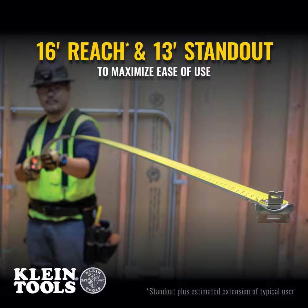 16 Ft. Magnetic Double-Hook Tape Measure