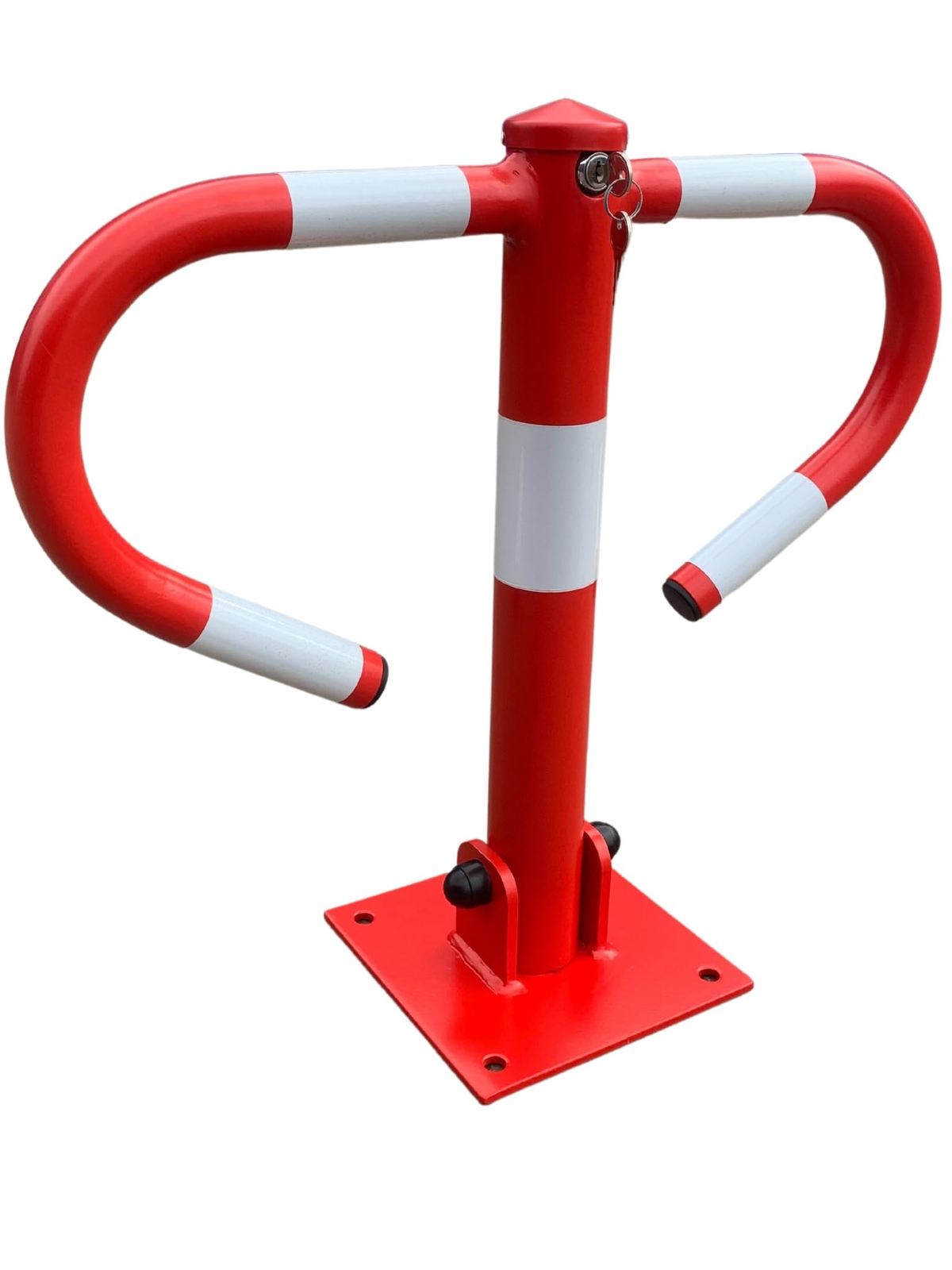 Parking Bollard Parking Barrier Barrier Post foldable Upper "ZEUS" Steel