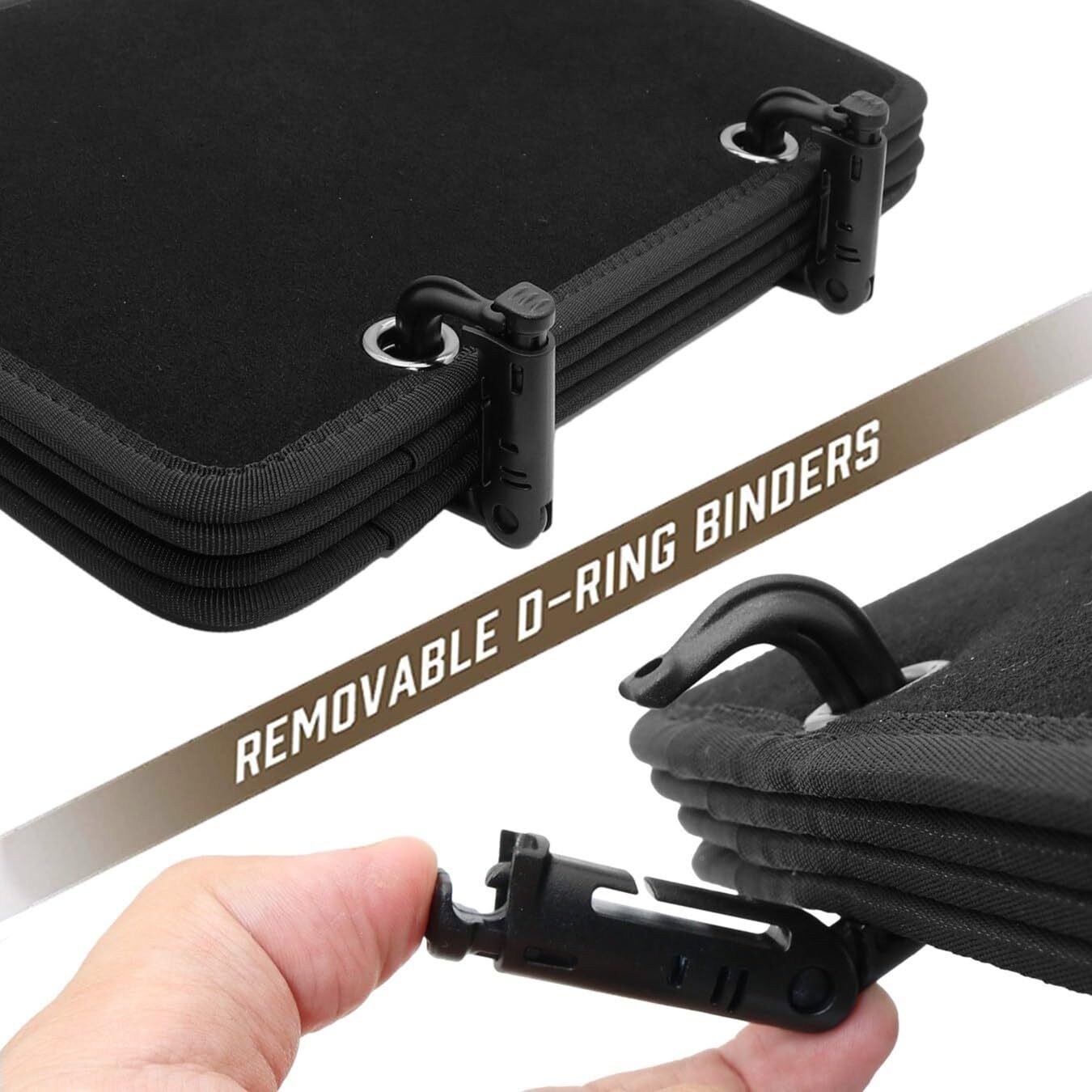 4 Flip-Page Patch Booklet Tactical Morale Badge Patches Organizer Display Board