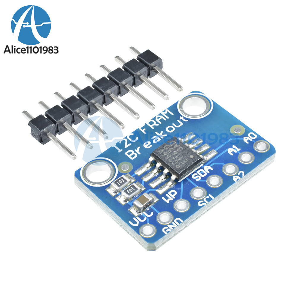 1-10PCS I2C IIC Non-Volatile FRAM MB85RC256V Breakout 256Kbit/32KByte Memory IC