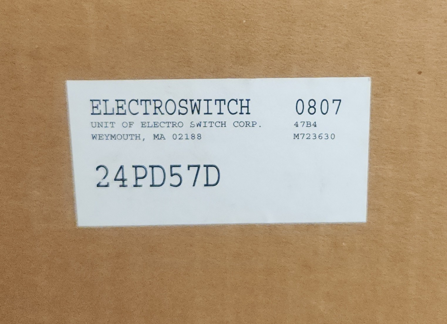 Electroswitch 24PD57D