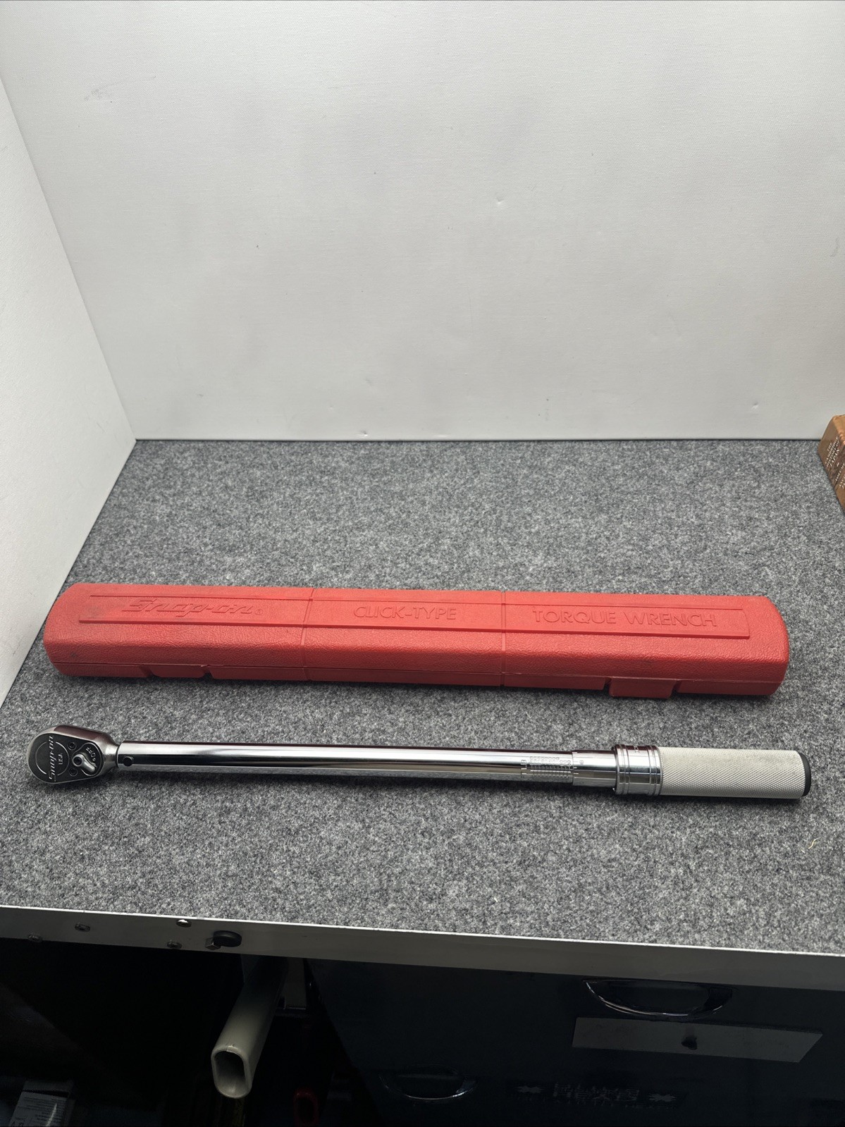 Snap-on Click-Type 1/2" Torque Wrench 50-250 Ft Lb QC3R250 Nice Condition