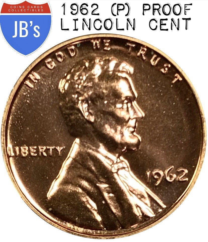 1962 (P) Lincoln Memorial Cent Penny 1c - PROOF (PRF)