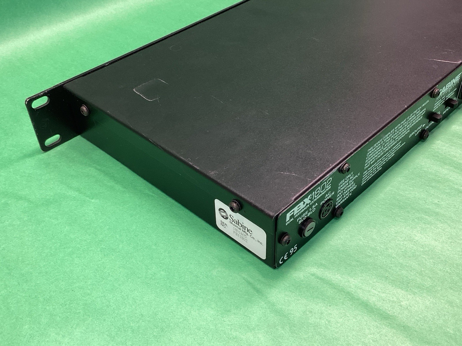 SABINE FBX 1802 Dual Feedback Exterminator Processor Rack Mount - UNTESTED