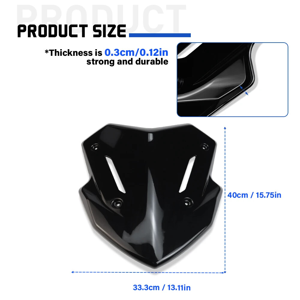 Front Windshield Deflector Windscreen For Yamaha XMAX300 XMAX 300 Tech MAX+ 2025