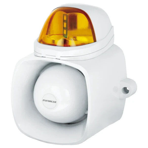 Seco-Larm Enforcer SH-816S-SMQ/A 4-in-1 Multi-Purpose Siren/Strobe ( Amber )