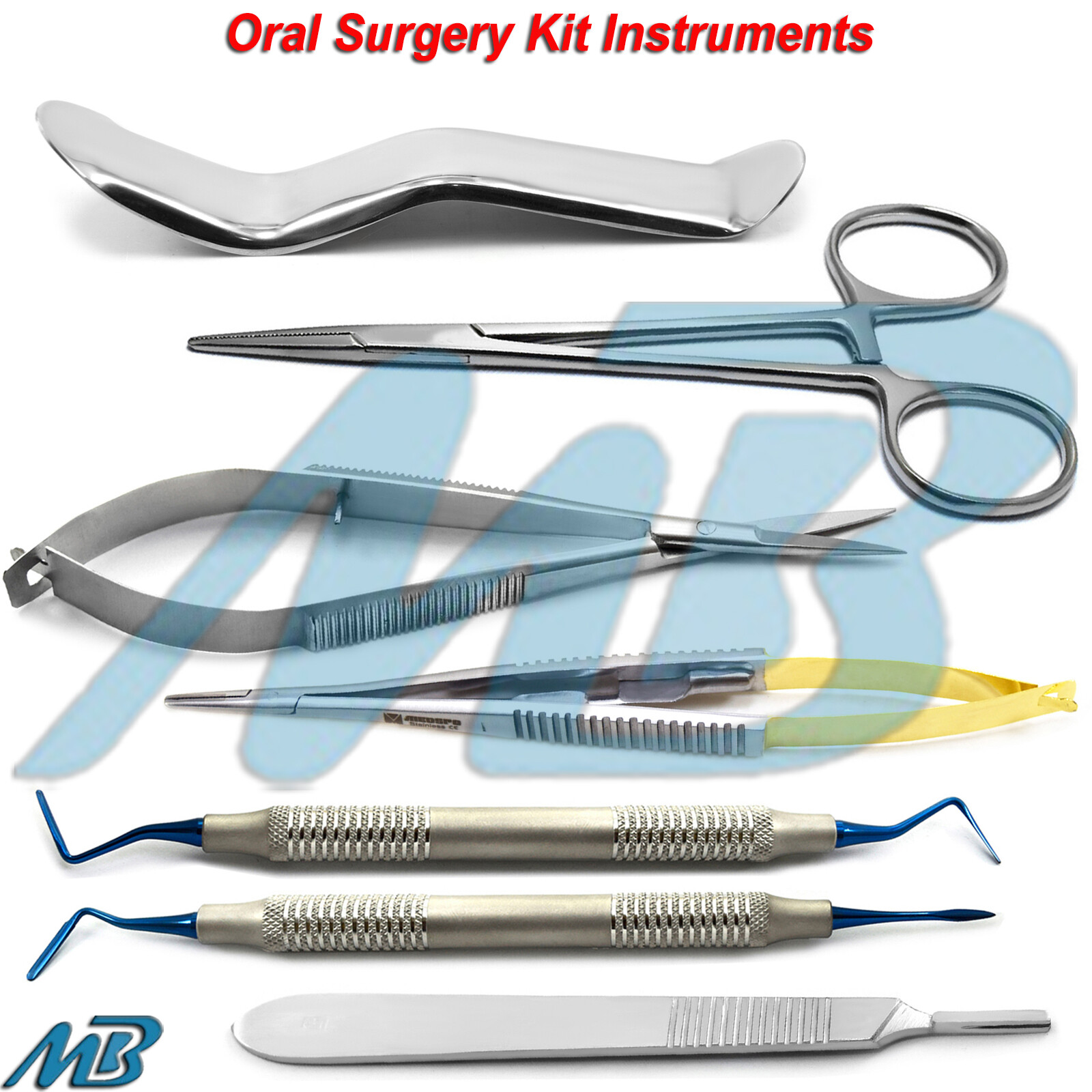 Dental Periodontal Micro Oral Surgery Instruments Kit Mucogingival Instruments