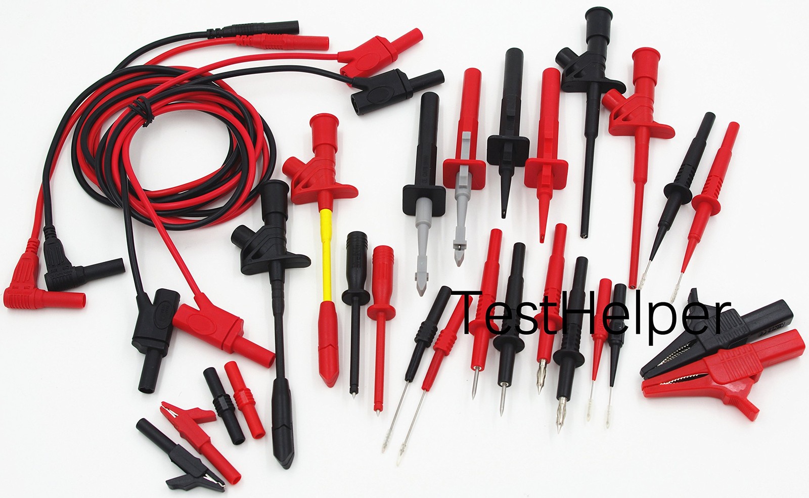 TestHelper TH-16-KIT Whole Set Multimeter Test Lead Kits black,red