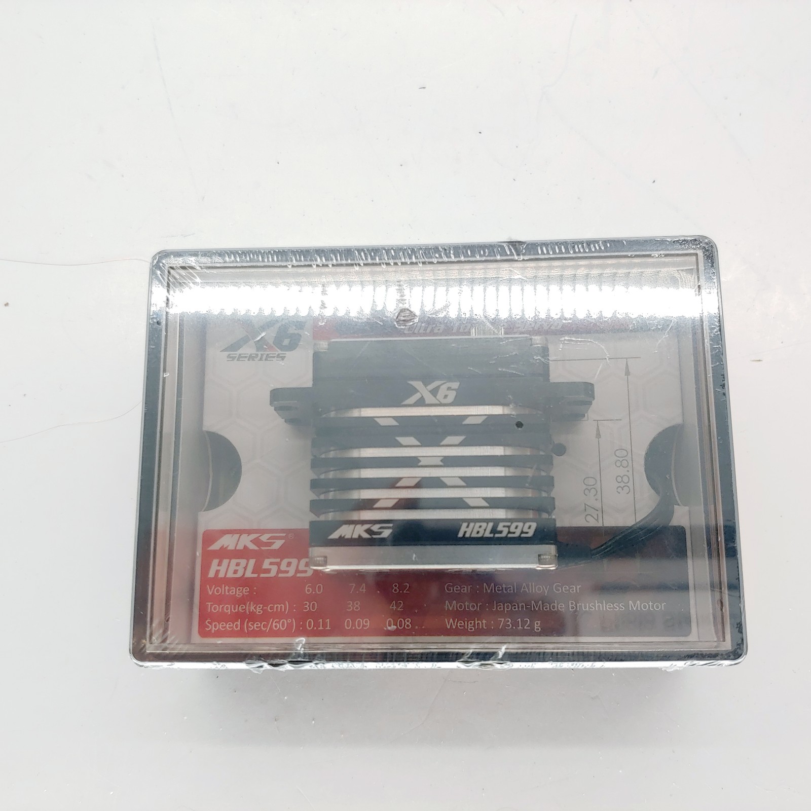 MKS Servos X6 HBL599 Brushless Titanium Gear High Torque Digital Servo NEW
