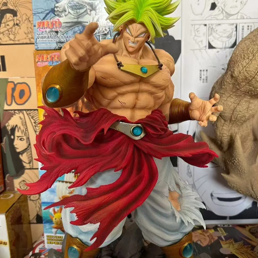 50cm Dragon Ball Z Broly Figure Super Saiyan Broly PVC Action Figures Model Toys