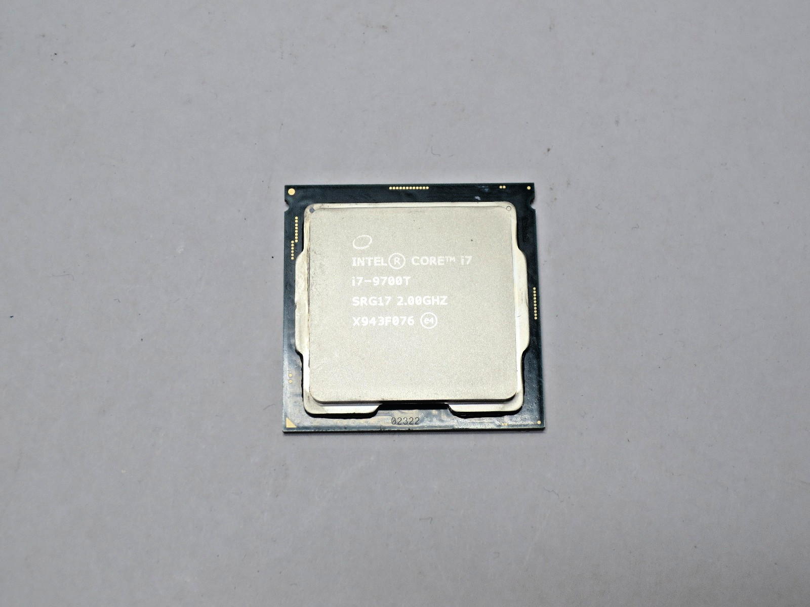 Intel Core i7-9700T 8-Core 2.0GHz LGA1151 Computer CPU Processor, SRG17