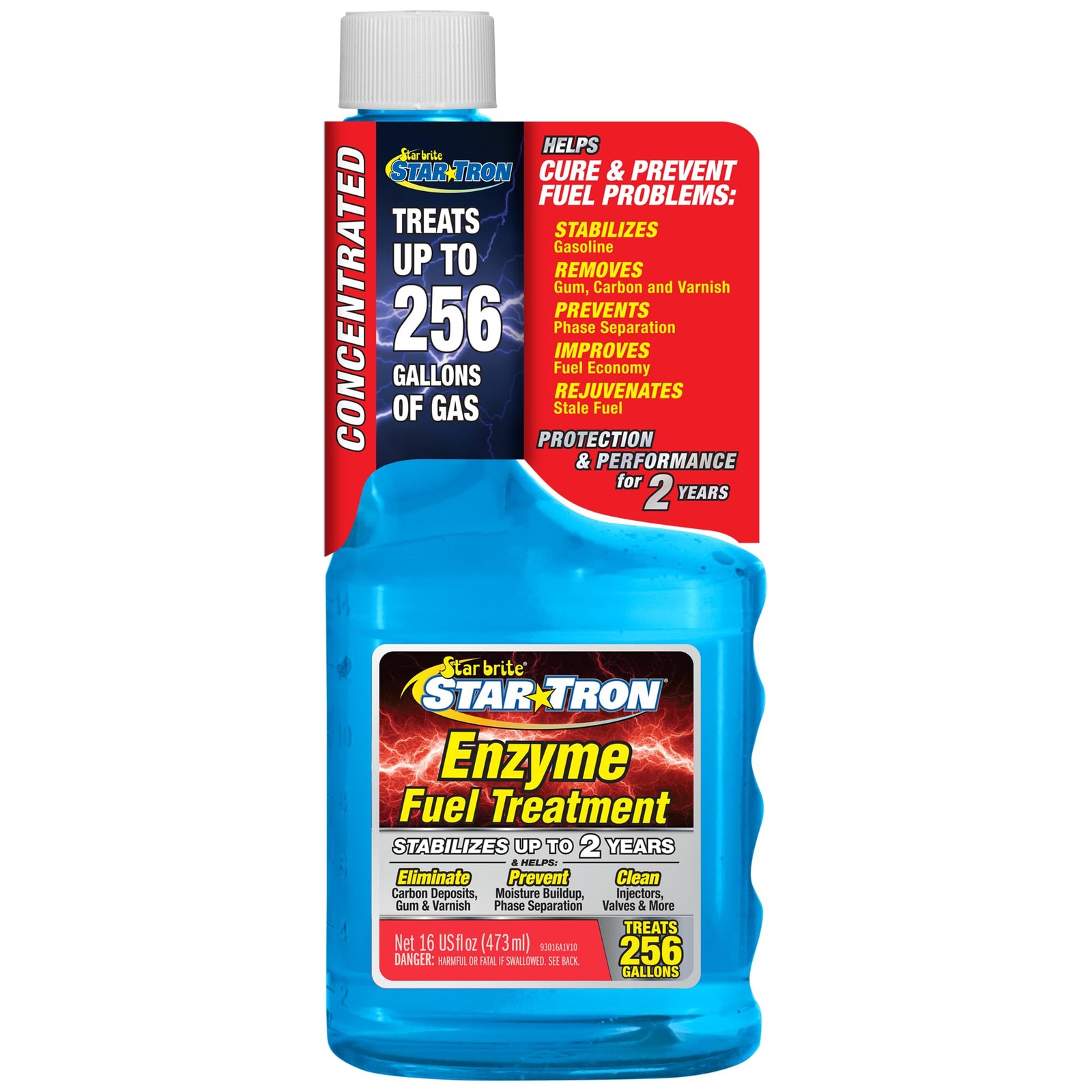 STAR BRITE Star Tron Enzyme Fuel Treatment - Concentrated 16-Ounce, Factory