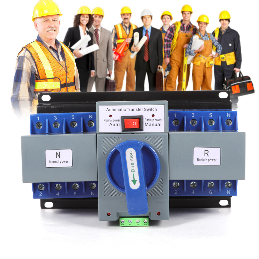63A Dual Power Automatic Transfer Switch CB Level M6 Generator Transfer Switch
