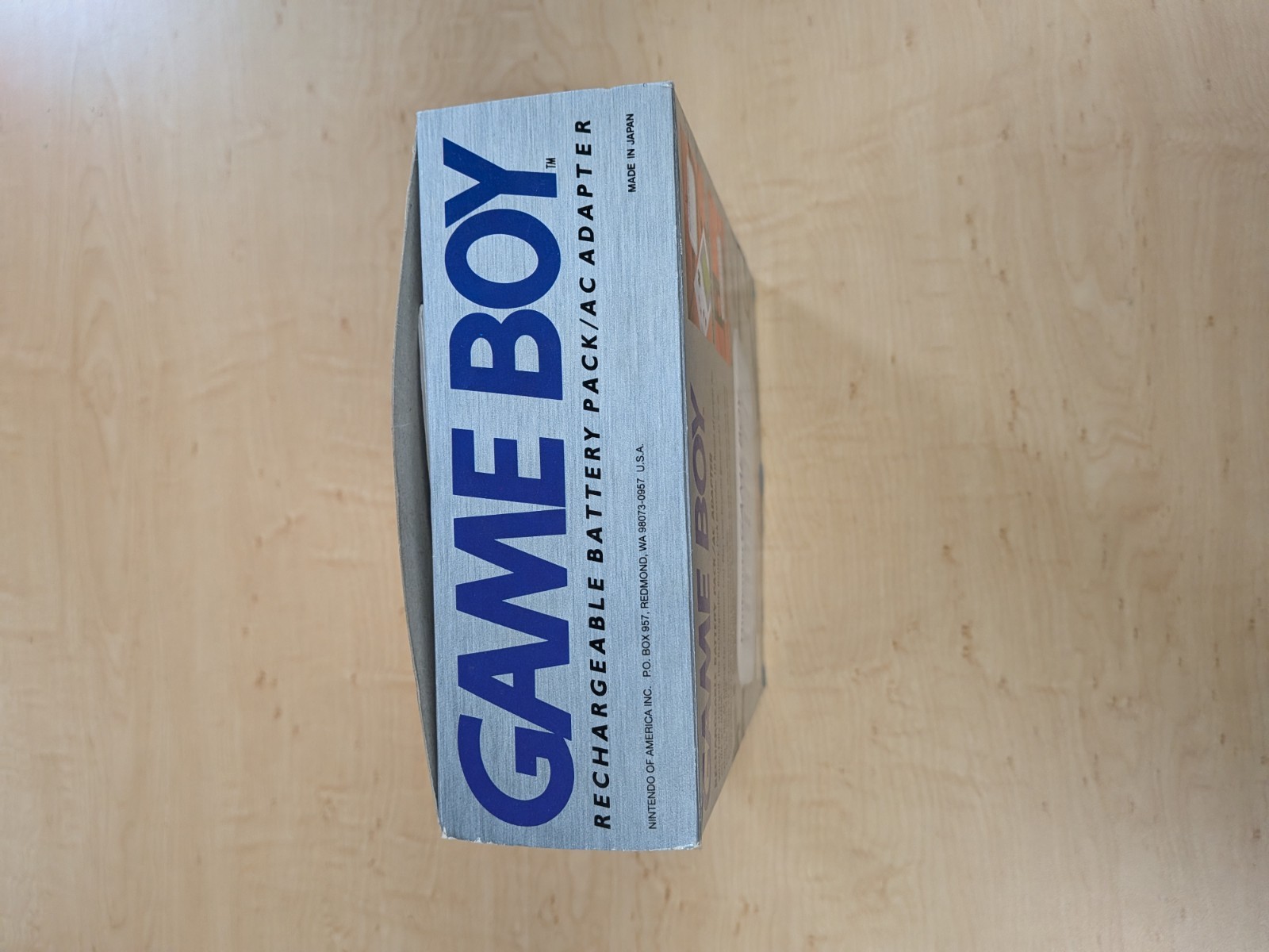 Nintendo Original Game Boy Rechargeable Battery Pack AC Adapter And Box Untested