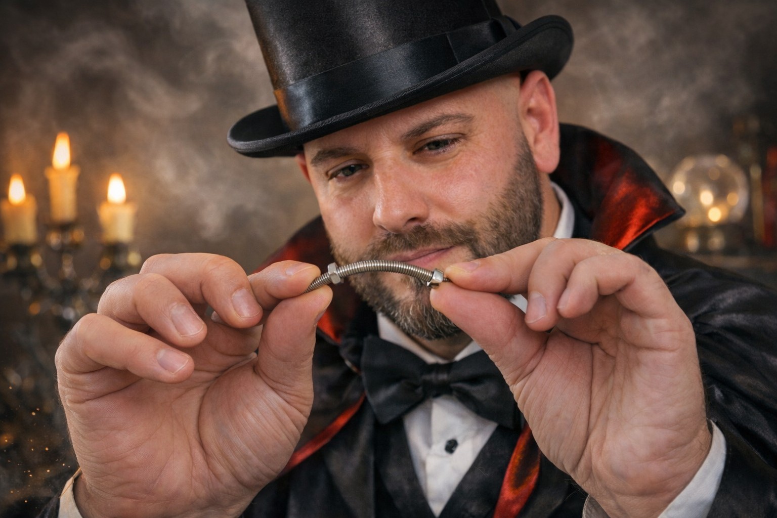 The Impossible Bending Screw - Easy To Do Magic Trick - Close Up Illusion