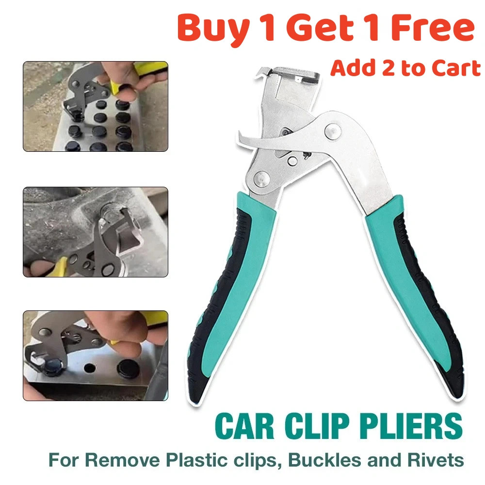Car Clip Removal Pliers Auto Trim Door Panel Fastener Remover Lever Tool Durable
