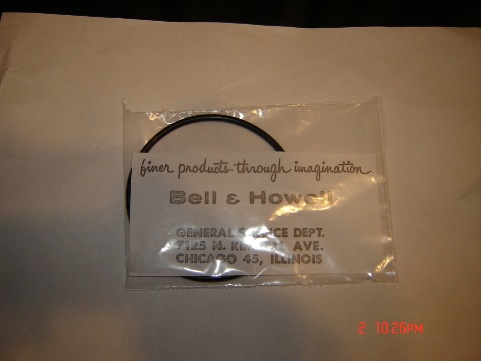 8MM,Bell & Howell B&H 471 Projector Belt,1 Motor Belt,  New