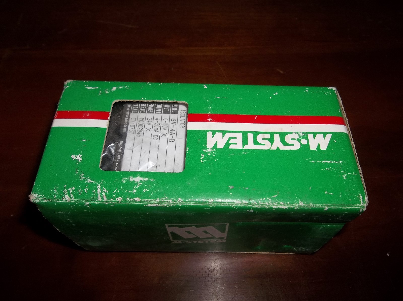 NEW M-SYSTEM ISOLATED SIGNAL TRANSMITTER SV-4A-R