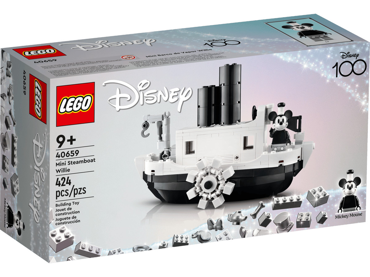 Lego Disney Mini Steamboat Willie 40659 Retired Limited Edition New Sealed 2023