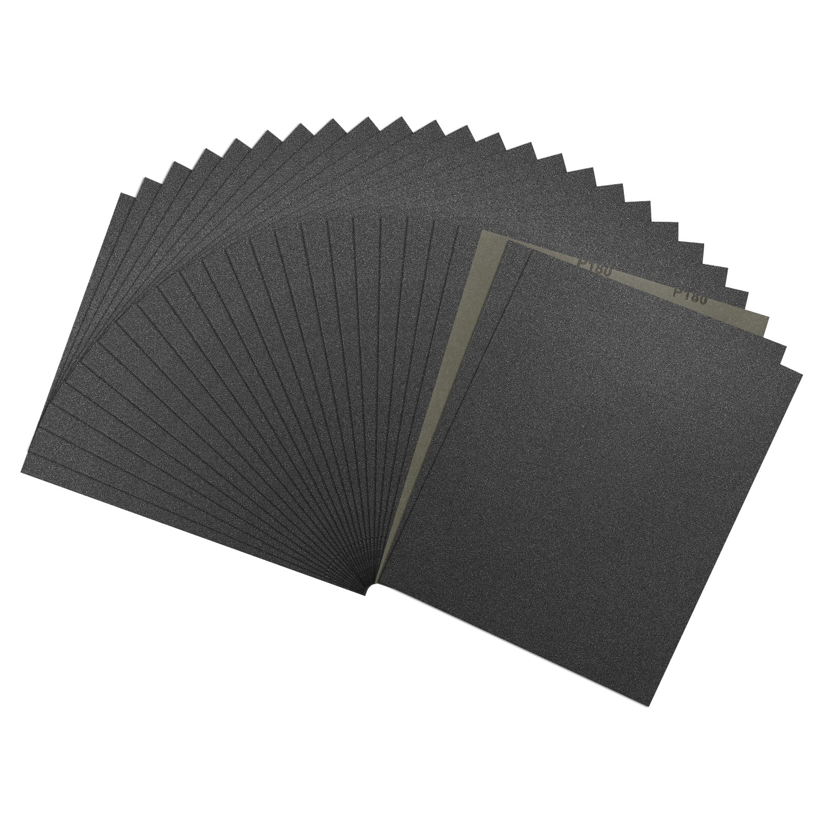 Sandpapers (9" x 11"/229mm x 279mm) 25 Sheet, 180 Grit Wet Dry Sand Paper