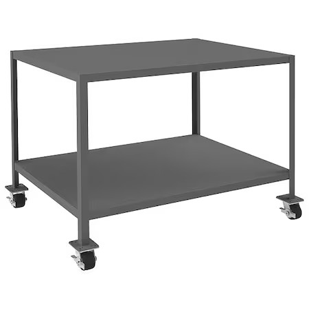 Durham Mfg Mtm364836-3K295 Mbl Mach Table, 36X48x36, 3000 Lb, 2 Shlf