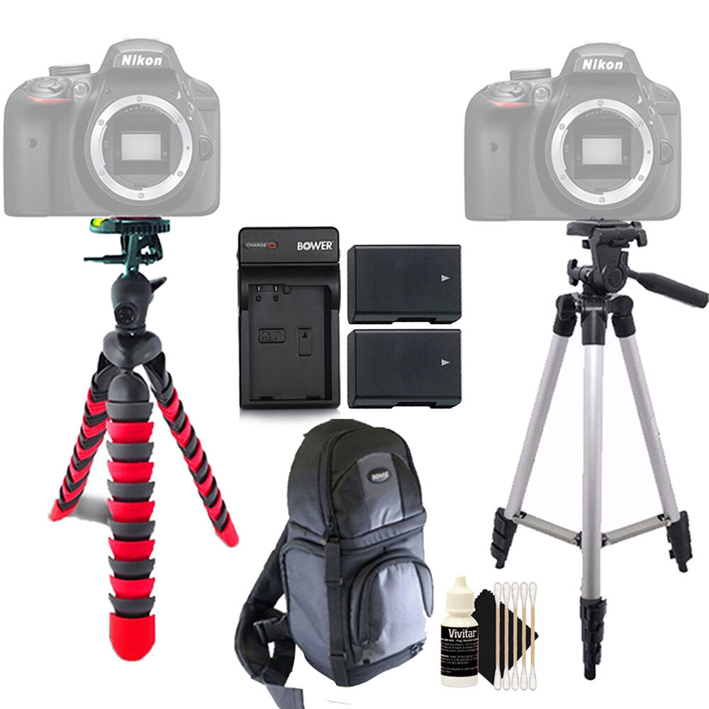 Traveling Kit for Nikon D5600 D5500 D3500 D3400 Battery Charger Tripods Backpack