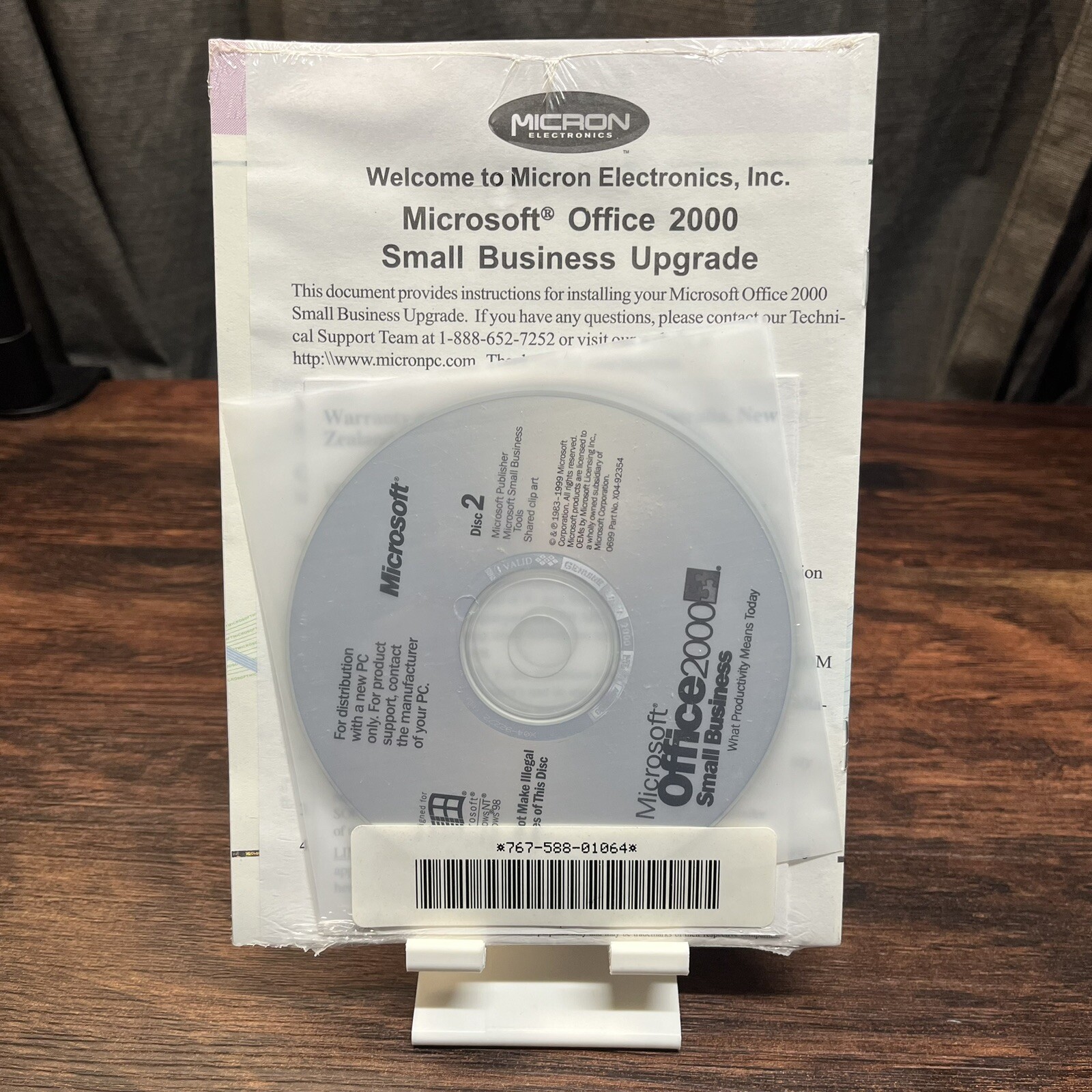Micron Microsoft Office 2000 Small Business Upgrade New & Sealed