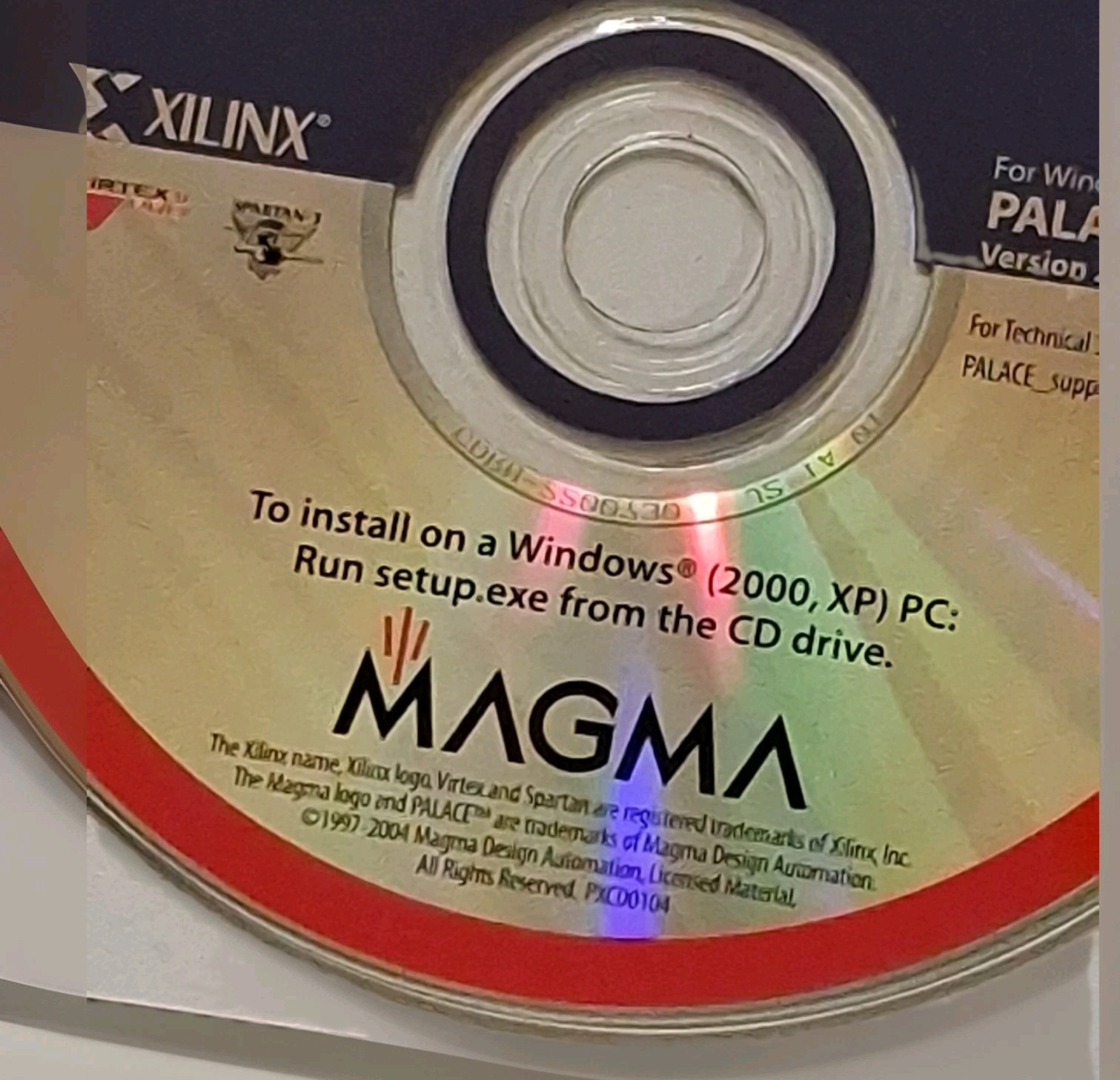 Palace Automated Physical Synthesis Tool MAGMA 1 Cd/disc Software Windows FPGA
