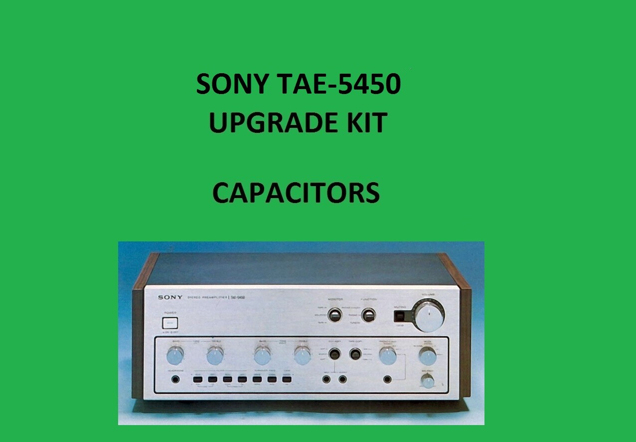 Stereo Preamplifier SONY TAE-5450 Repair KIT - all capacitors