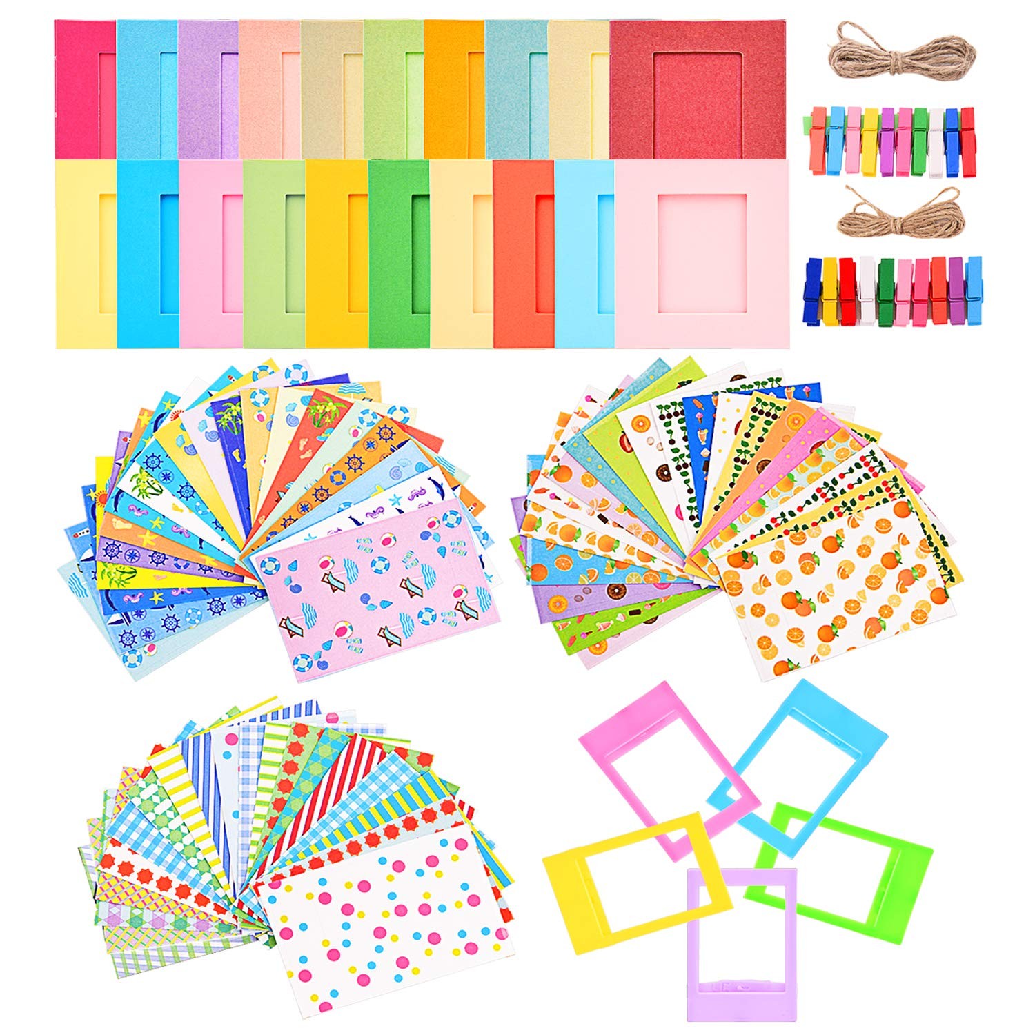 Kit de accesorios 6 en 1 de colores compatibles con la cámara Fujifilm Instax