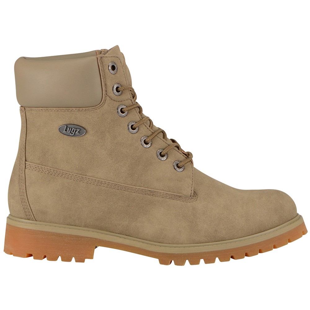 Lugz Convoy 6 Inch Round Toe Lace Up  Mens Beige Casual Boots MCNVYE-2780