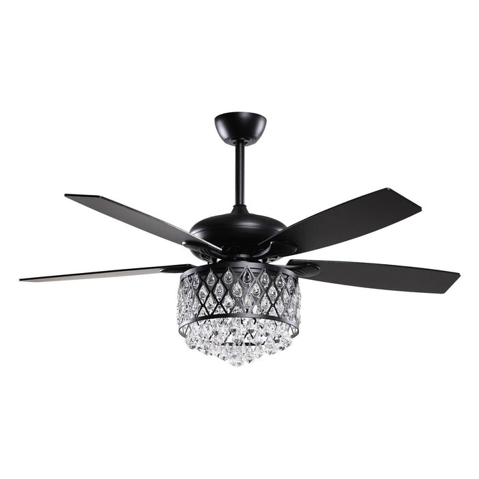 BLACK - PARROT UNCLE 52" WETHINGTON MODERN DOWNROD MOUNT REVERSIBLE CRYSTAL